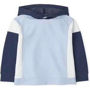 The Children's Place Girls' Active Long Sleeve Colorblock Fleece Hoodie Small